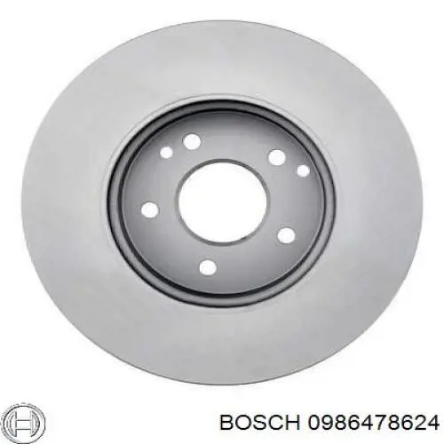 0986478624 Bosch freno de disco delantero