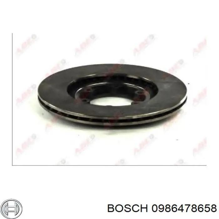 0986478658 Bosch freno de disco delantero