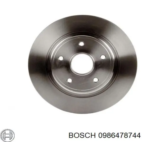 0986478744 Bosch disco de freno trasero