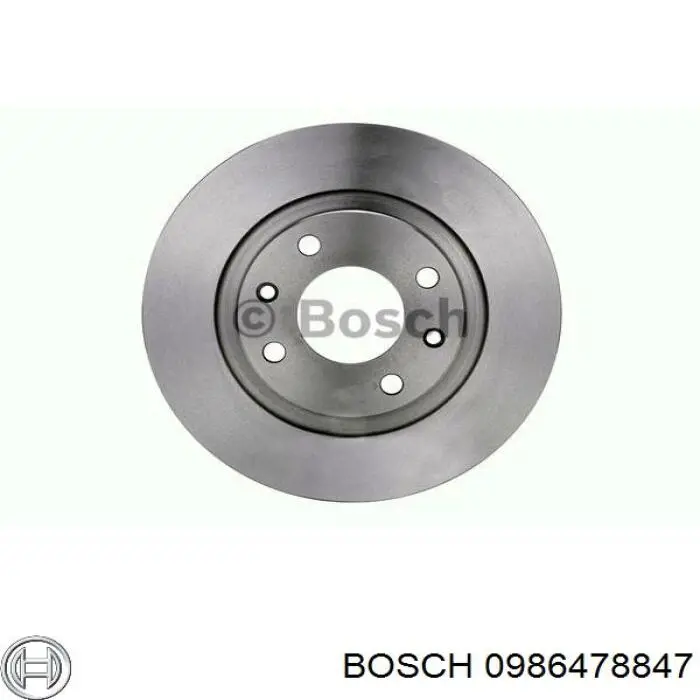 0986478847 Bosch freno de disco delantero