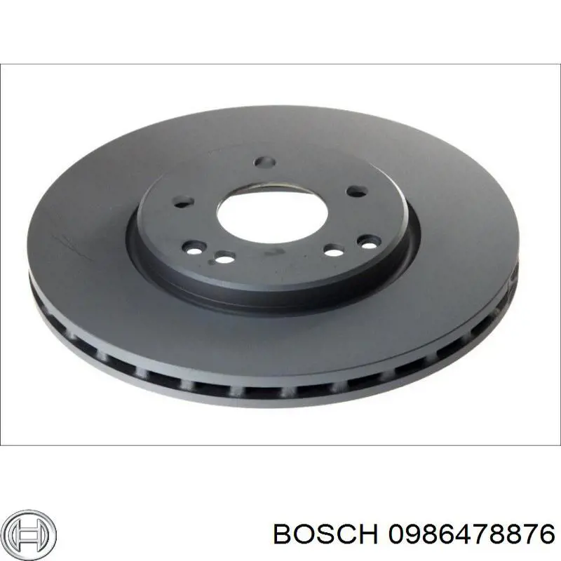 0 986 478 876 Bosch freno de disco delantero