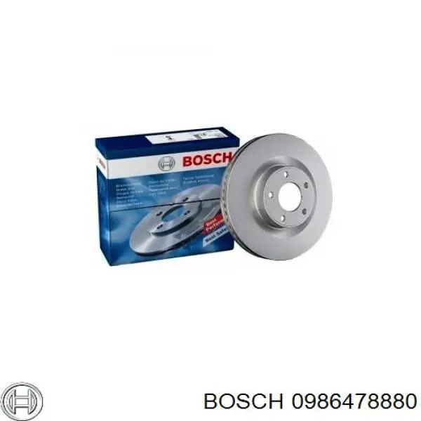 0986478880 Bosch freno de disco delantero