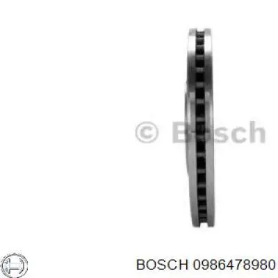 0986478980 Bosch freno de disco delantero