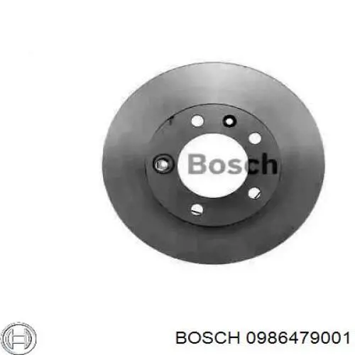 0986479001 Bosch freno de disco delantero