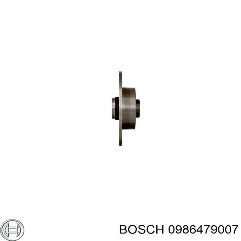 0986479007 Bosch disco de freno trasero