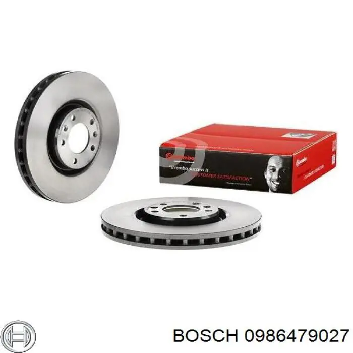 0986479027 Bosch freno de disco delantero