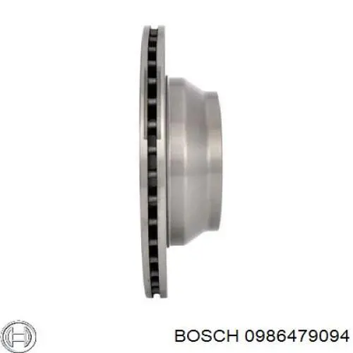 0986479094 Bosch disco de freno trasero