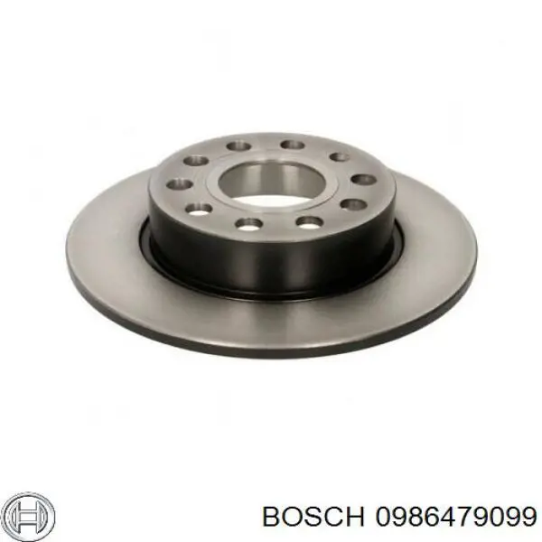 0986479099 Bosch disco de freno trasero