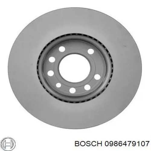 0986479107 Bosch freno de disco delantero