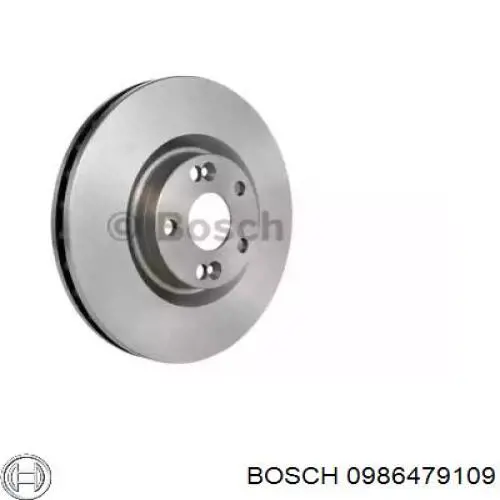 0986479109 Bosch freno de disco delantero