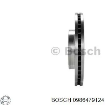 0986479124 Bosch freno de disco delantero