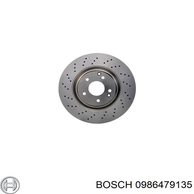 0986479135 Bosch freno de disco delantero