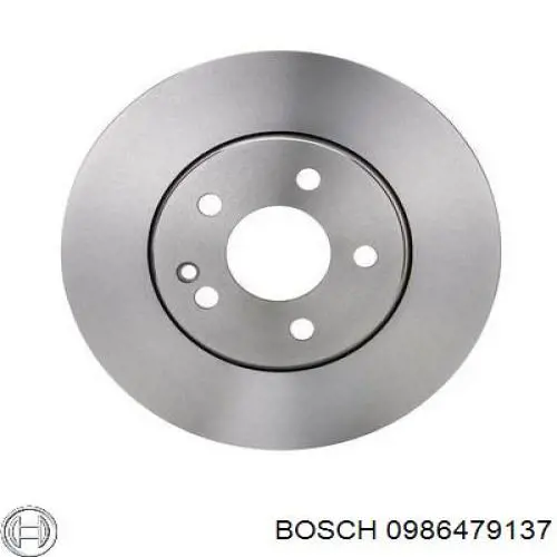 0986479137 Bosch freno de disco delantero