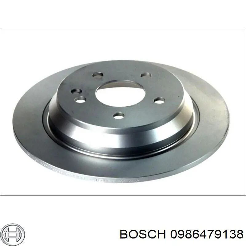 0986479138 Bosch disco de freno trasero