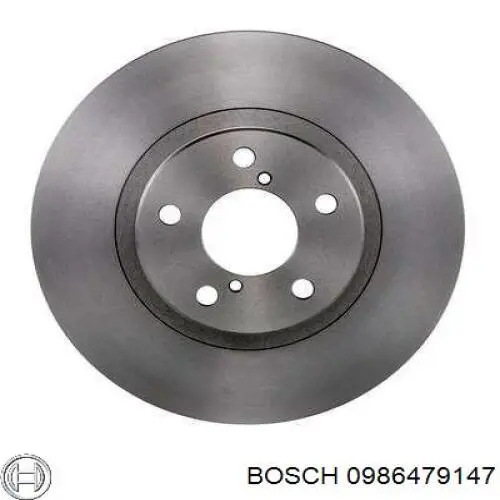 0986479147 Bosch freno de disco delantero