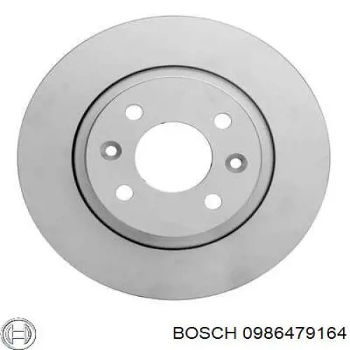 0986479164 Bosch freno de disco delantero