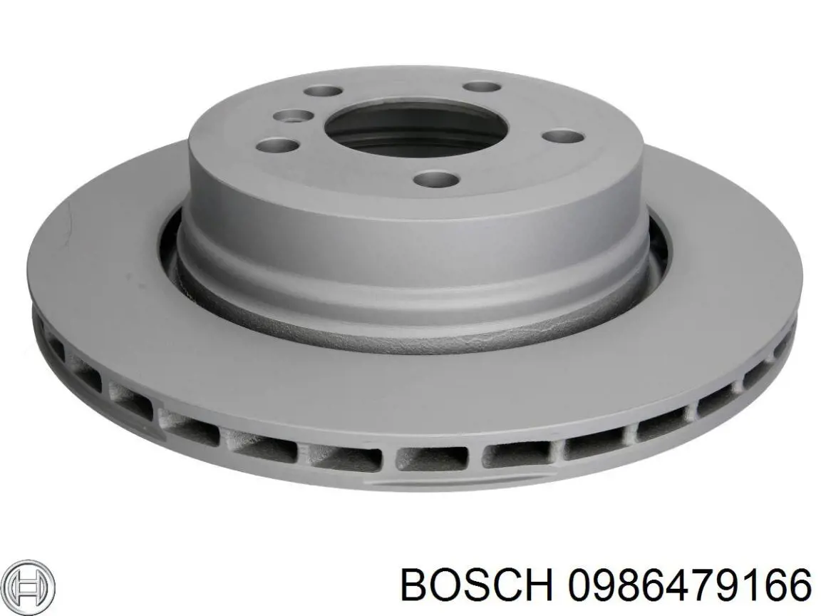 0986479166 Bosch disco de freno trasero