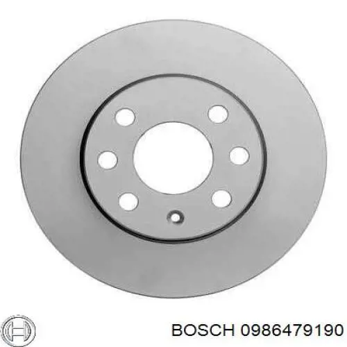 0986479190 Bosch freno de disco delantero