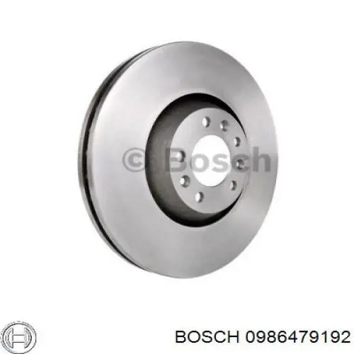 0986479192 Bosch freno de disco delantero