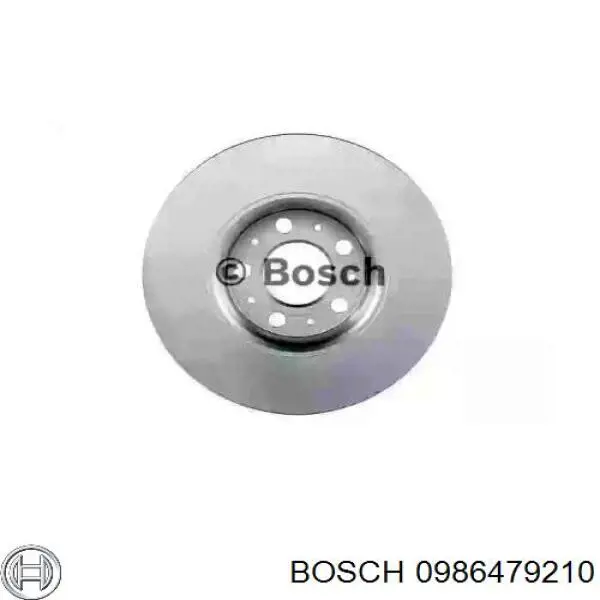 0986479210 Bosch freno de disco delantero