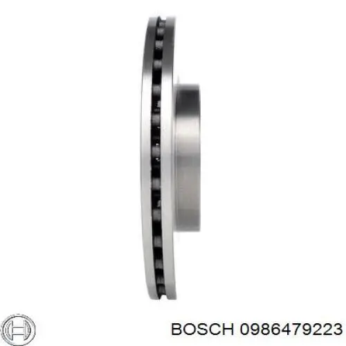 0986479223 Bosch freno de disco delantero