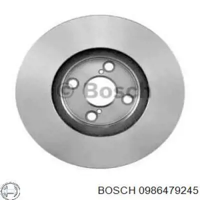 0986479245 Bosch freno de disco delantero