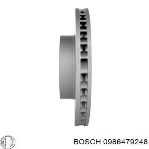 0986479248 Bosch freno de disco delantero