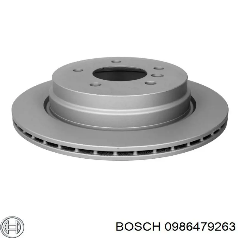 0986479263 Bosch disco de freno trasero