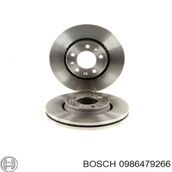 0986479266 Bosch freno de disco delantero