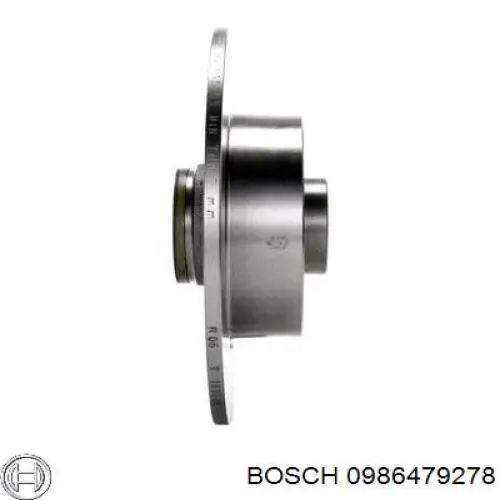 0986479278 Bosch disco de freno trasero