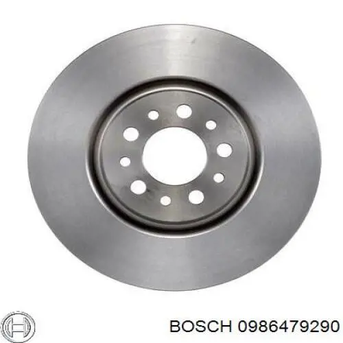 0986479290 Bosch freno de disco delantero