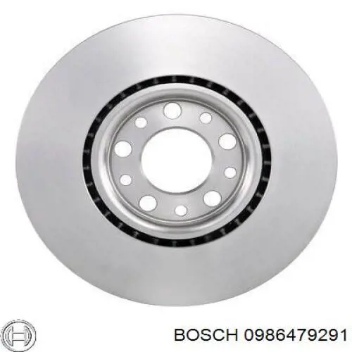 0986479291 Bosch freno de disco delantero