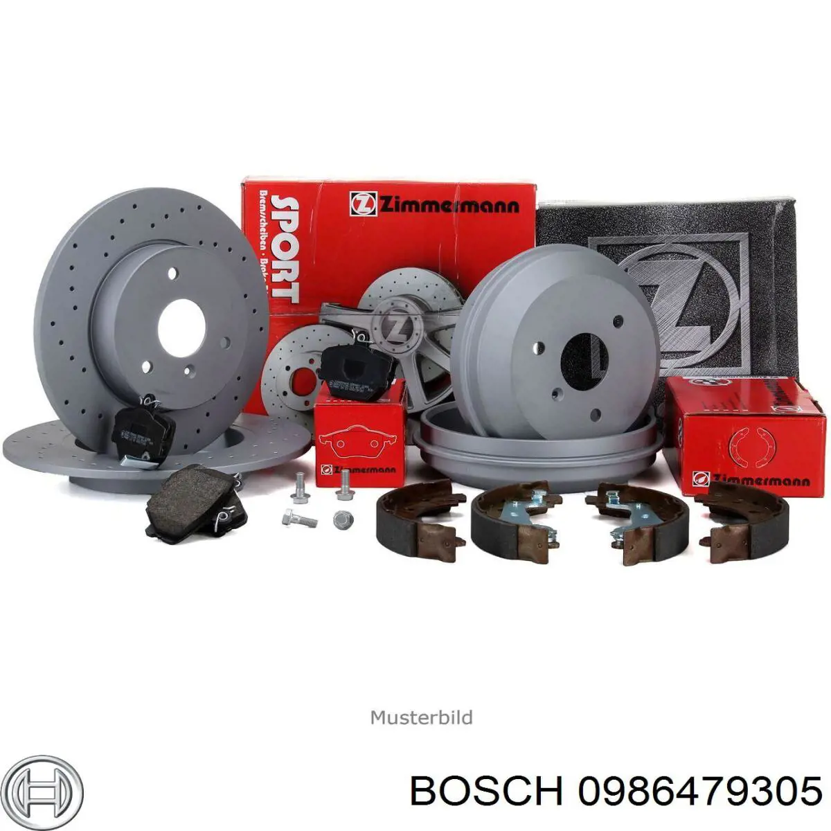 0986479305 Bosch freno de disco delantero