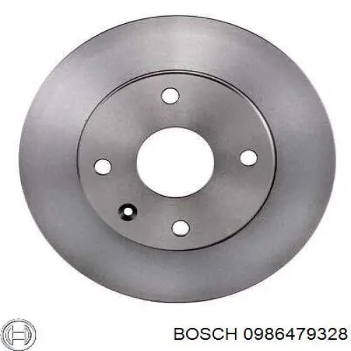 0986479328 Bosch freno de disco delantero