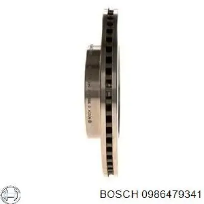 0986479341 Bosch freno de disco delantero