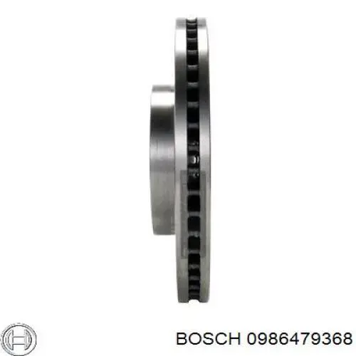 0986479368 Bosch freno de disco delantero