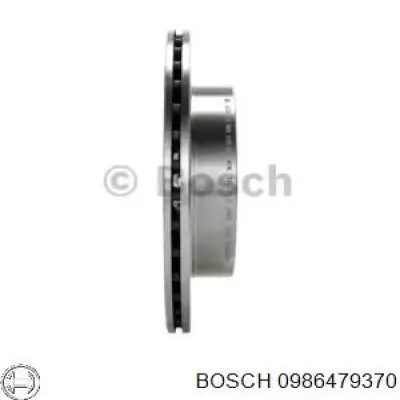 0986479370 Bosch freno de disco delantero