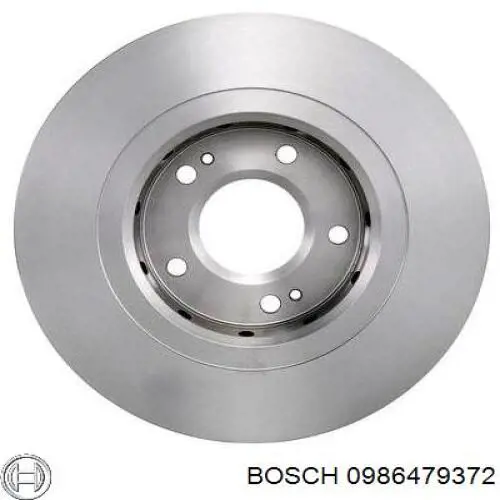 0986479372 Bosch freno de disco delantero