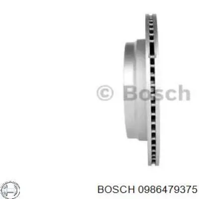 0986479375 Bosch disco de freno trasero