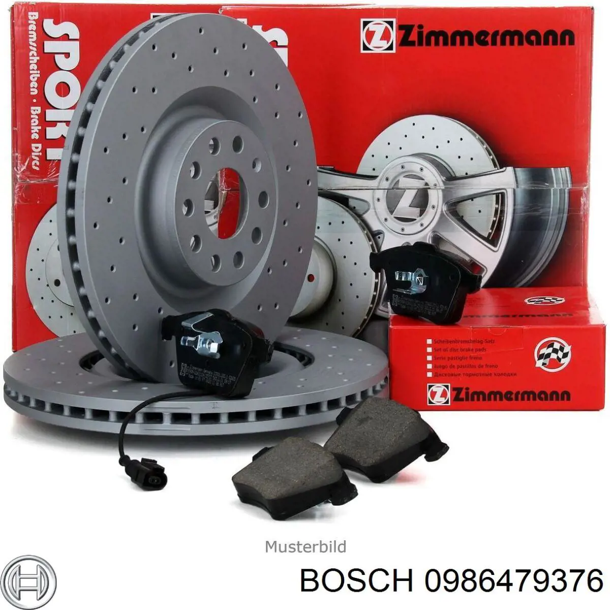 0986479376 Bosch freno de disco delantero