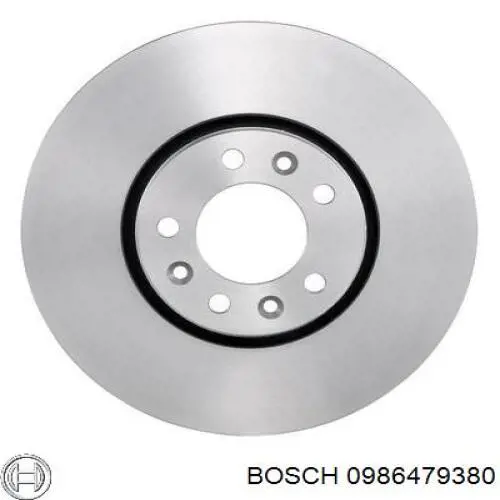 0986479380 Bosch freno de disco delantero