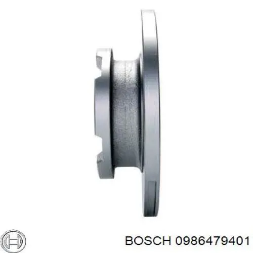 0986479401 Bosch disco de freno trasero