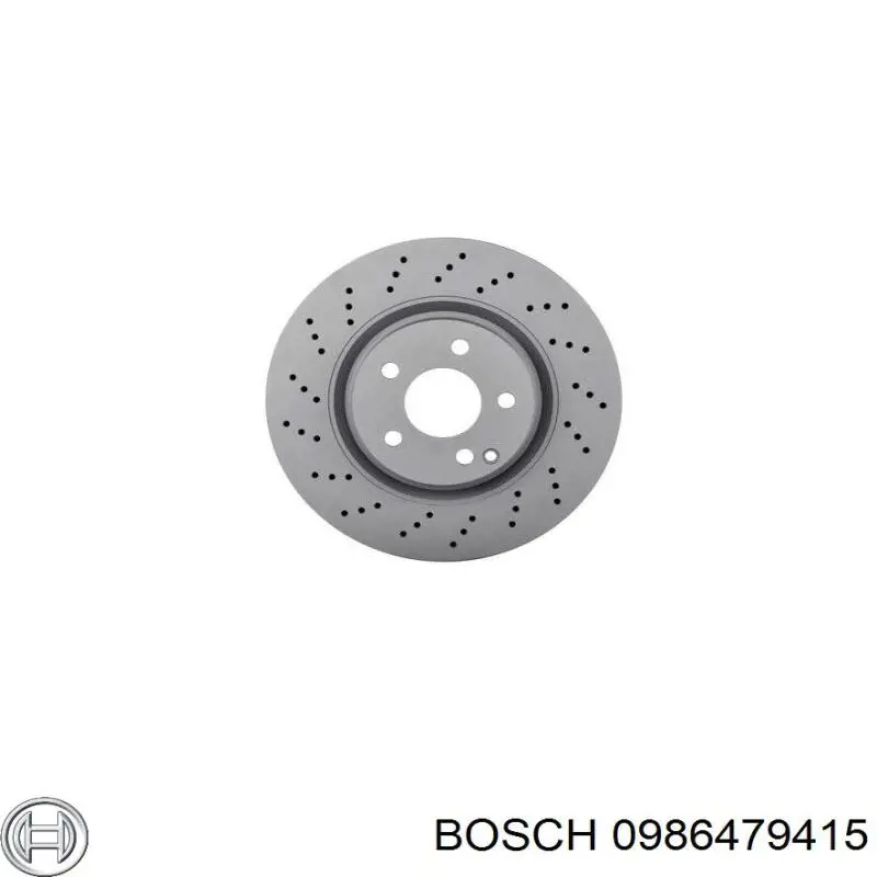 0986479415 Bosch freno de disco delantero