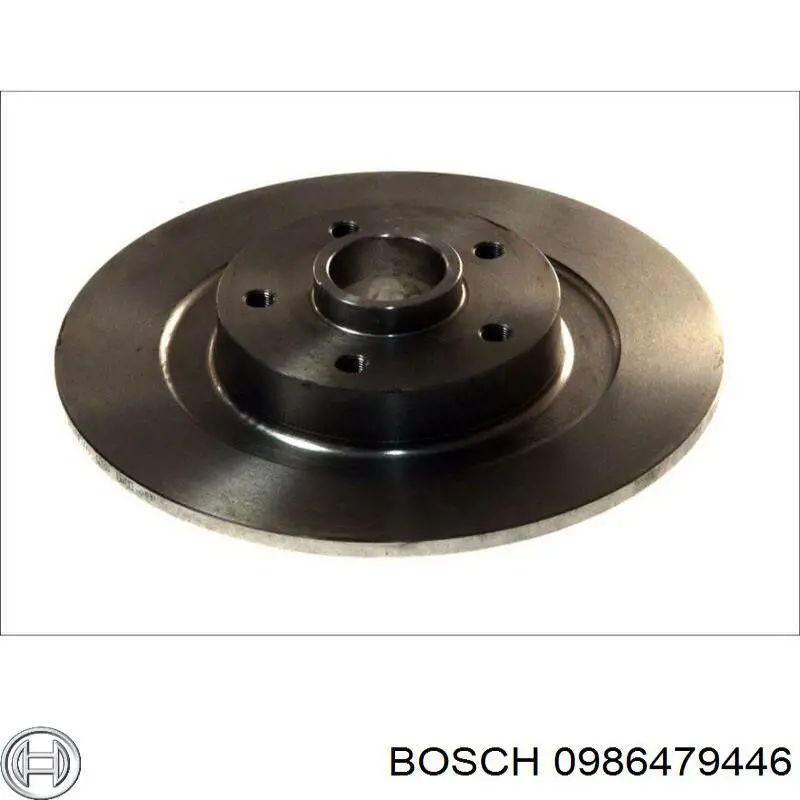 0986479446 Bosch disco de freno trasero