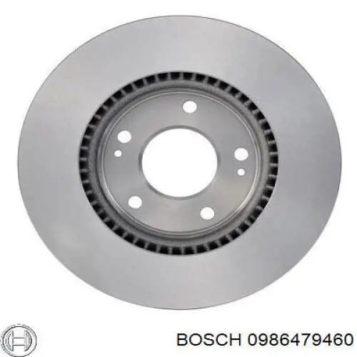 0986479460 Bosch freno de disco delantero