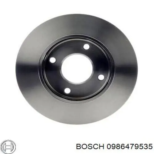 0986479535 Bosch freno de disco delantero