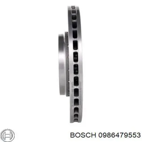 0986479553 Bosch freno de disco delantero