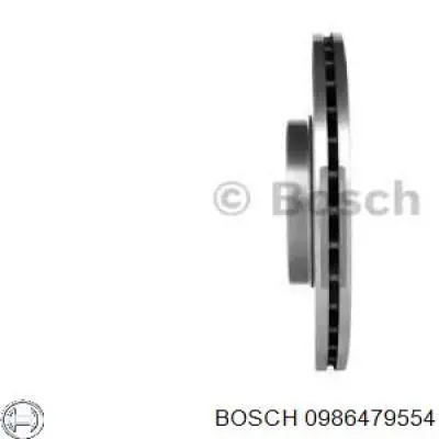 0986479554 Bosch freno de disco delantero