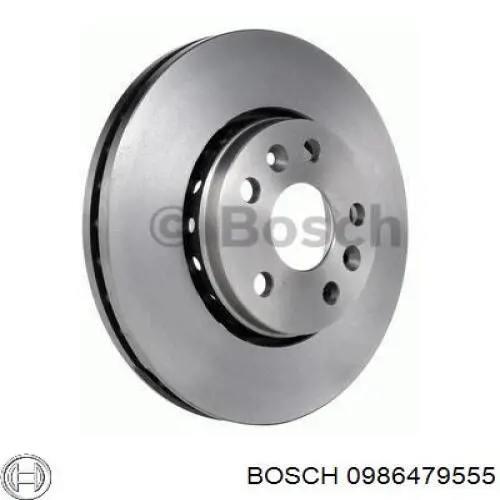 0986479555 Bosch freno de disco delantero