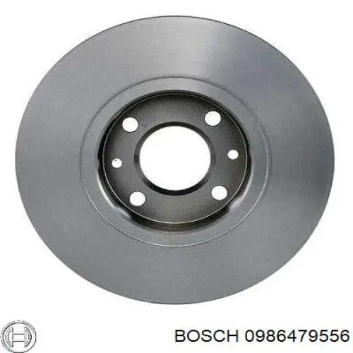 0986479556 Bosch freno de disco delantero